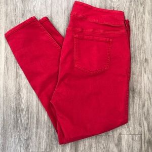 Torrid Denim Red Jegging Jeans